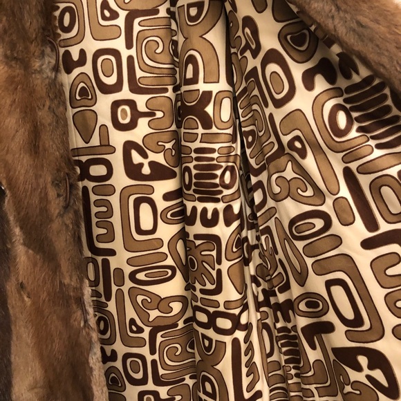 Mink Fur Long Coat - Picture 10 of 11